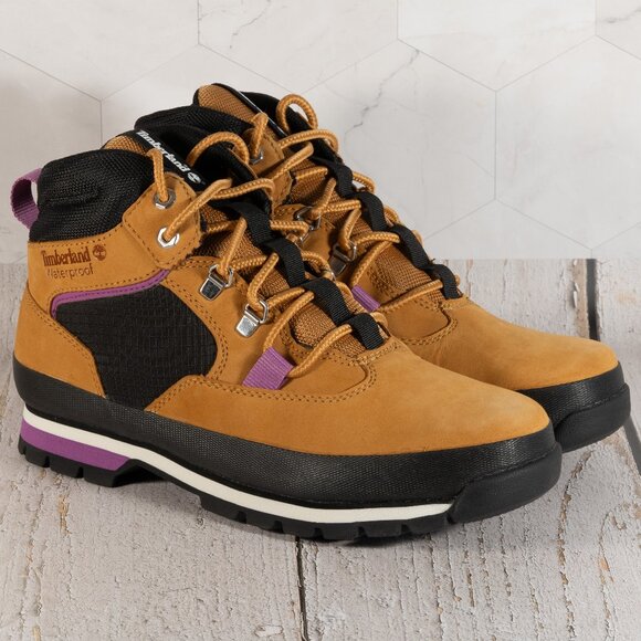 Timberland Women's Euro hiker Reimagined Waterproof Hiking Shoes Size 9 NEW - Picture 1 of 13